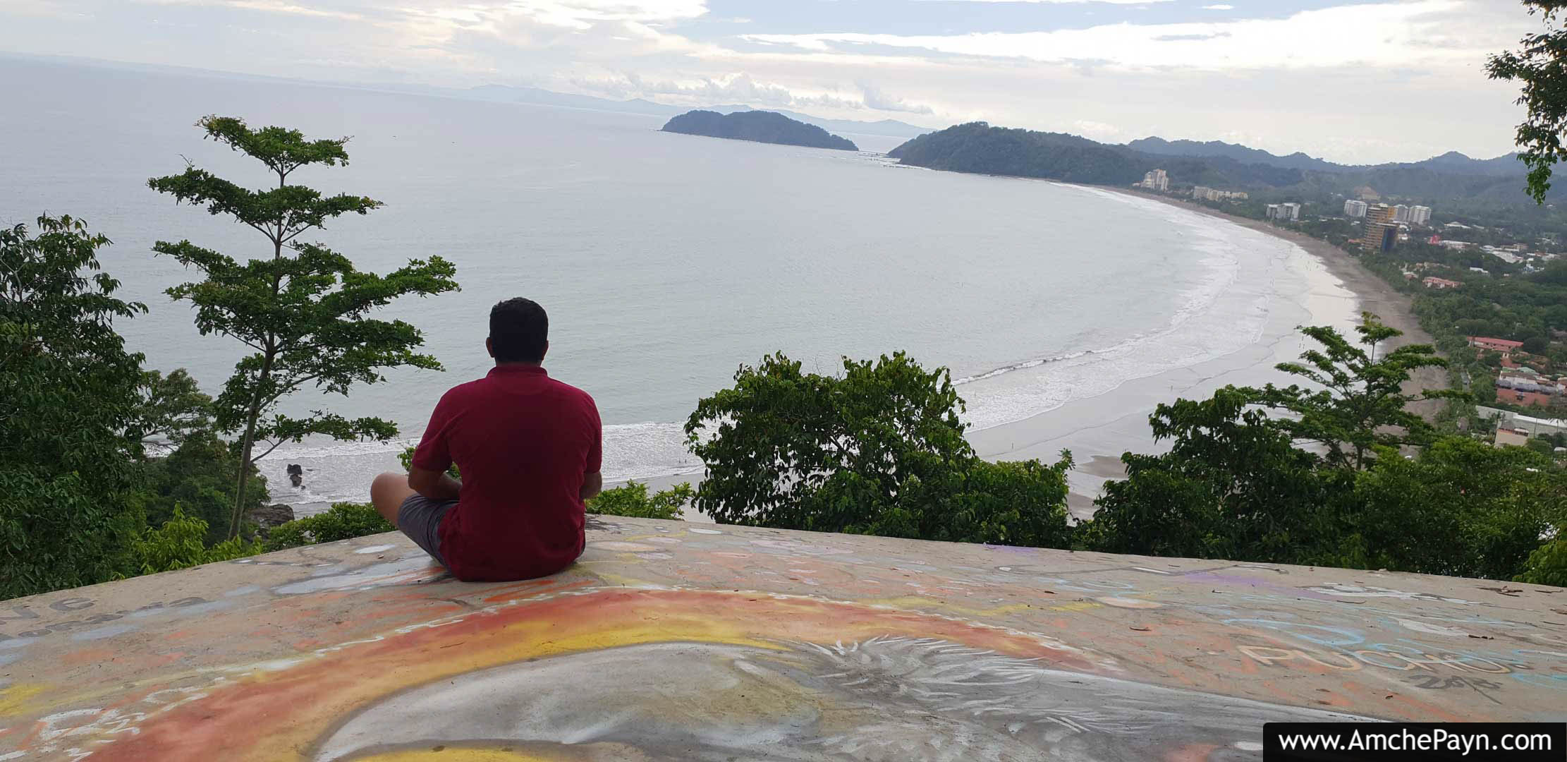 Sunset Point from the roof.